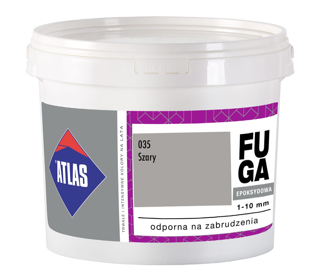 ATLAS FUGA EPOKSYDOWA 1-10MM SZARA 035 5KG ZAPRAWA DO SPOINOWANIA