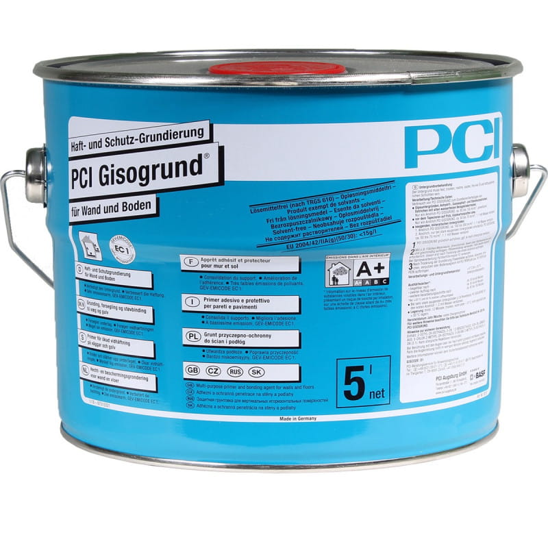 GRUNT DYSPERSYJNY DO CHŁONNYCH PODŁOŻY MINERALNYCH PCI Gisogrund 5L