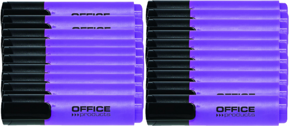 40x zakreślacz Office Products, ścięta, fioletowy