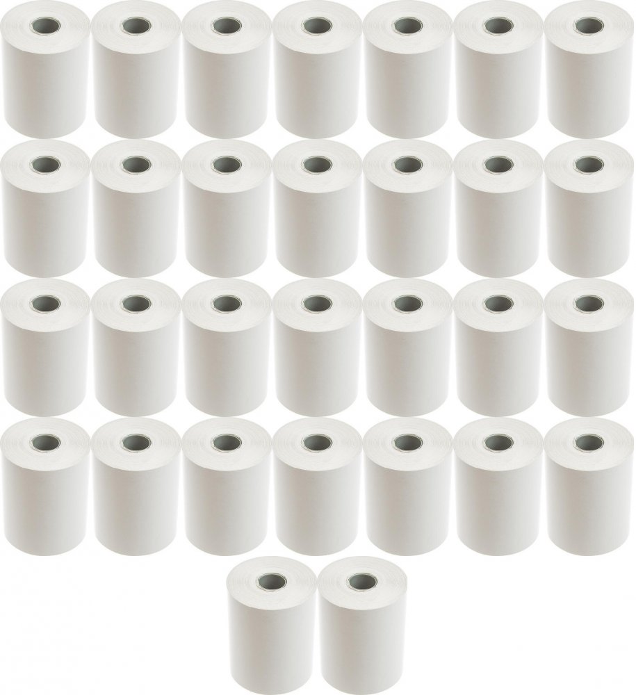 120x Rolka offsetowa Drescher Polska Sp. z o.o., 57mm x 30m, 60g/m2, biały