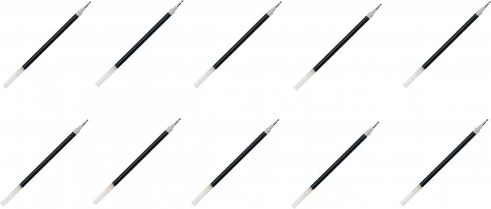 10 x wkład do pióra żelowego Pilot, G1, 0.5mm, niebieski