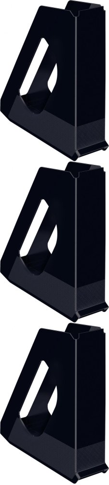 3x Organizer na dokumenty Esselte Europost Vivida, A4, 72mm, do 700 kartek czarny