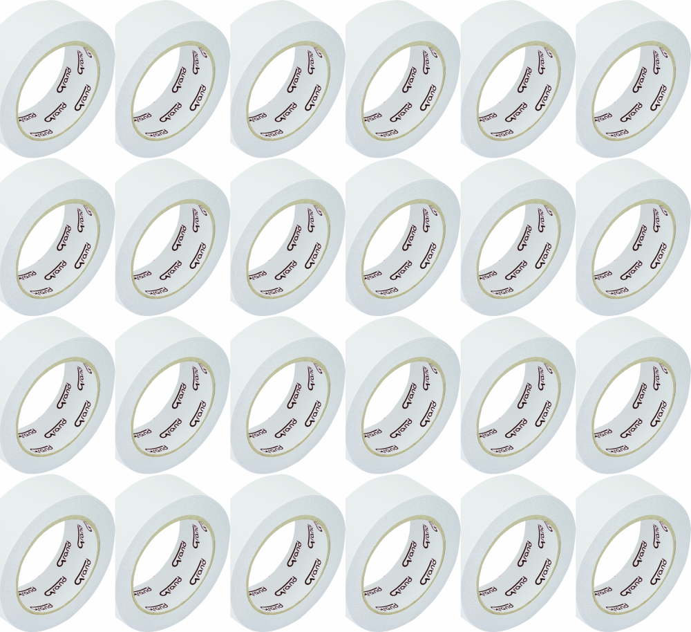 24x Taśma dwustronna Grand, 38mm x 10m, przezroczysty