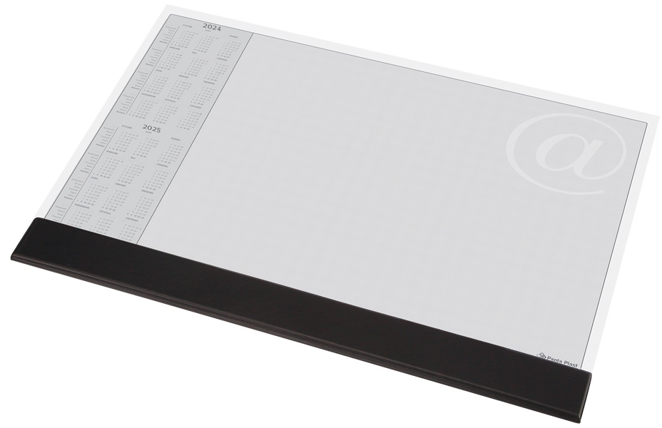 Podkład na biurko Panta Plast, z kalendarzem 2025/2026 i listwą, 470x330mm