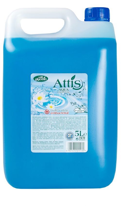 Mydło w płynie Attis Gold Drop Antybakteryjne, zapas, 5l