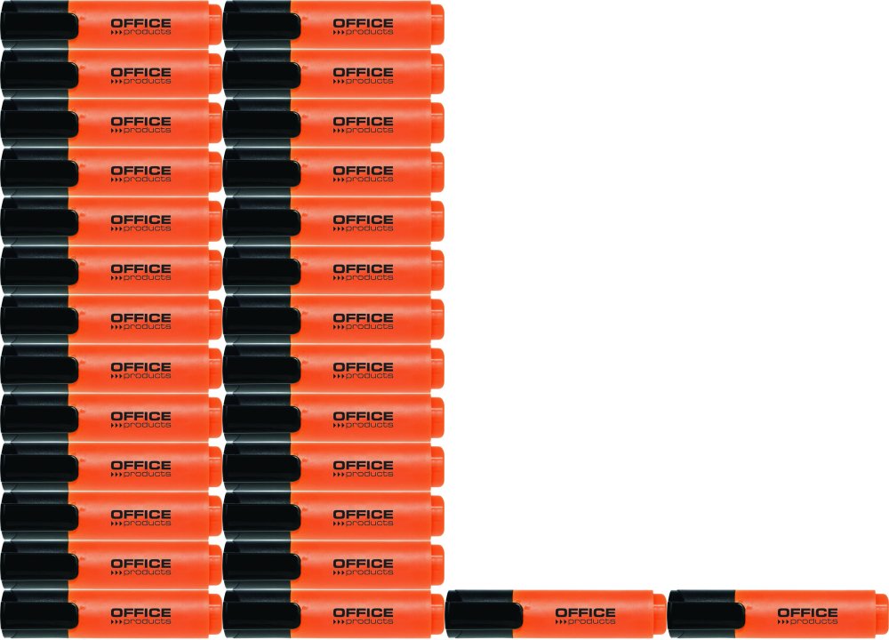 100x Zakreślacz Office Products, ścięta, pomarańczowy