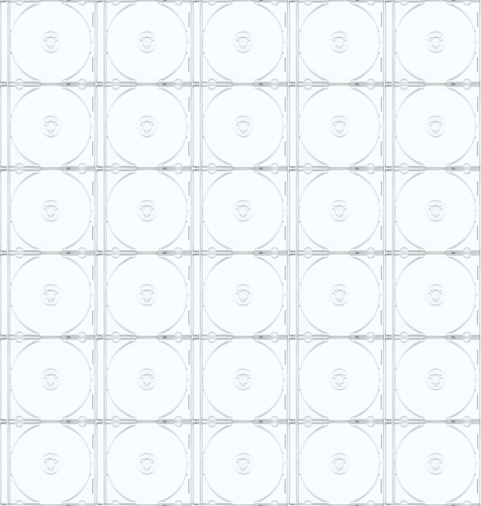 100x Pudełko slim na płytę CD/DVD Omega slim, 5.2mm, 1 sztuka, transparentny