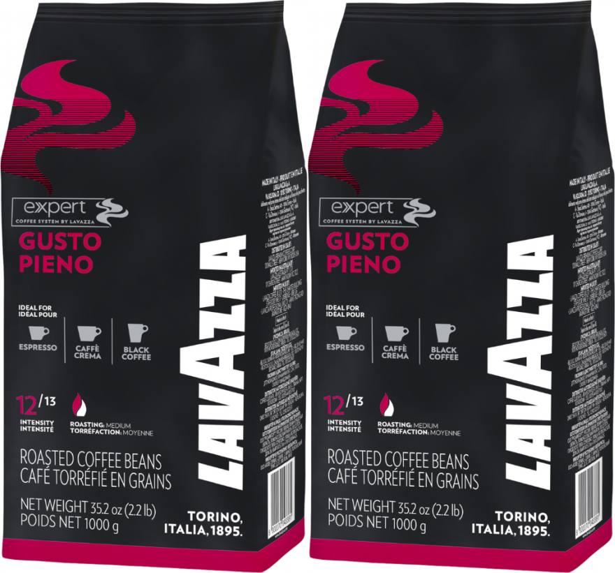 2x Kawa ziarnista Lavazza Expert Gusto Pieno, 1kg
