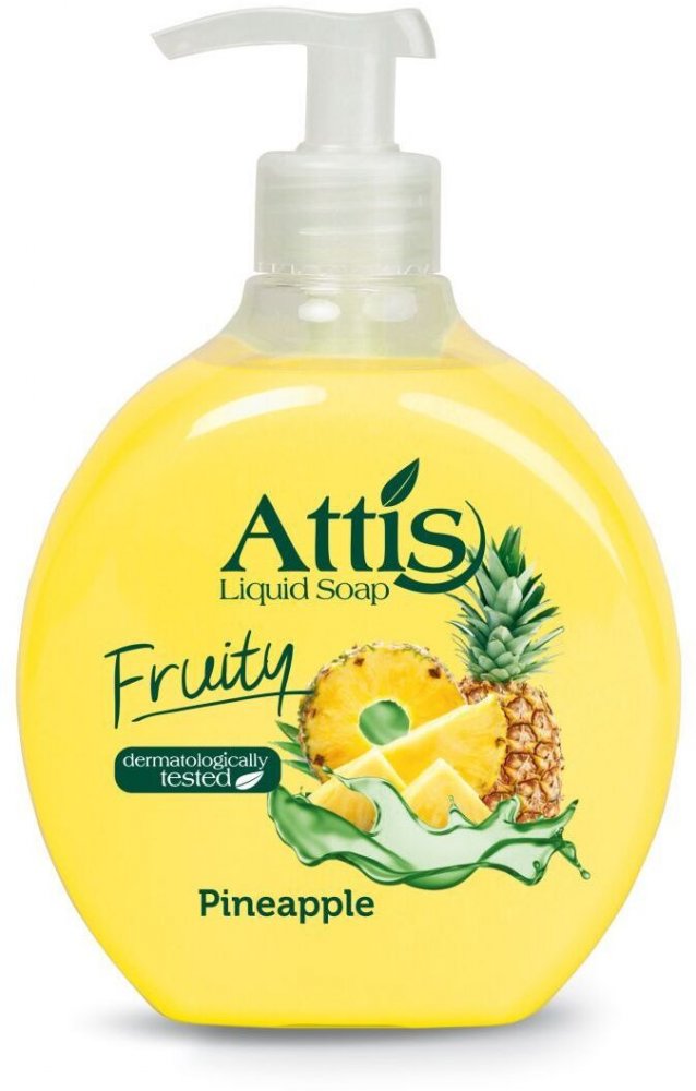 Mydło w płynie Attis Fruit Gold Drop, pineapple, 500ml