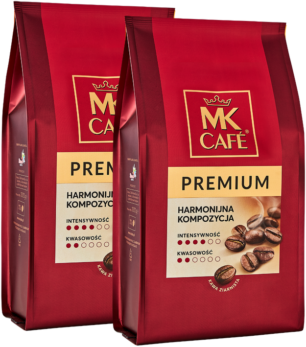 2x Kawa ziarnista MK Cafe Premium, 1kg