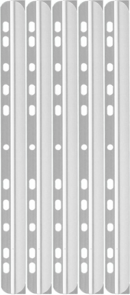 5x Listwa wsuwana Durable z perforacją do segregatora, 6mm, do 60 kartek, 50 sztuk, przezroczysty