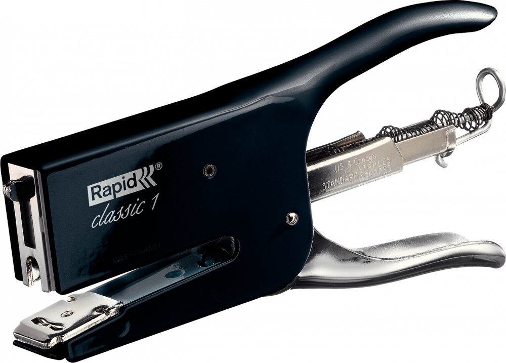 Zszywacz nożycowy Rapid Retro Classic K1, do 50 kartek, Black Magic