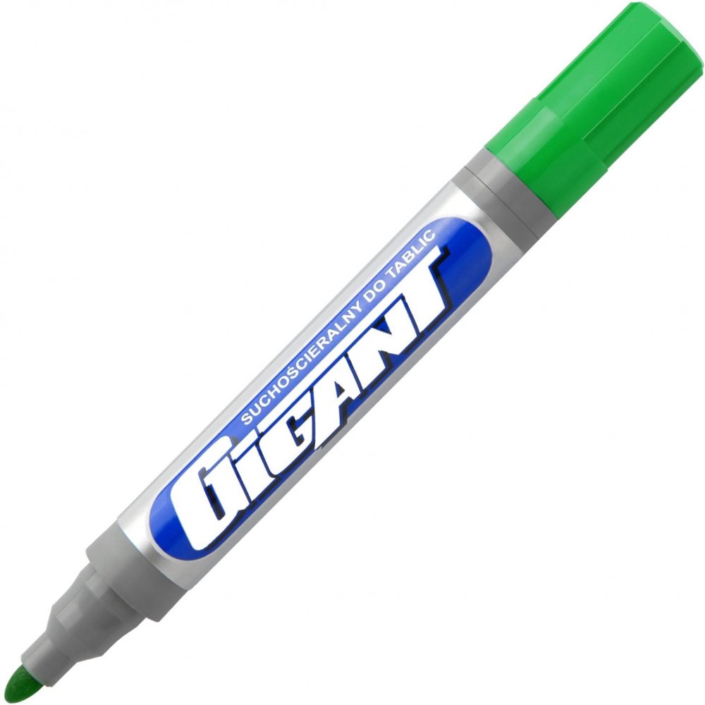 Marker suchościeralny Kamet, Gigant, okrągła, 3mm, zielony