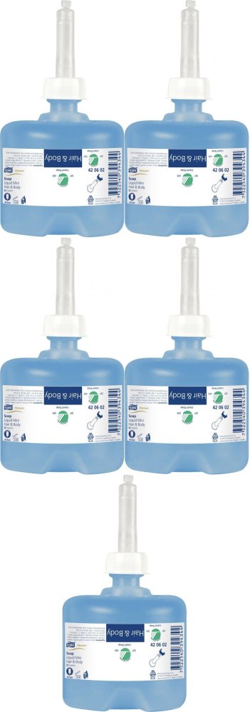 5x Mydło w płynie Tork 420602, do dozownika DM1, kwiatowy, 475ml