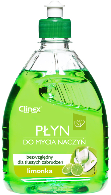 Płyn do ręcznego mycia naczyń Clinex Hand Wash, limonka, 500ml