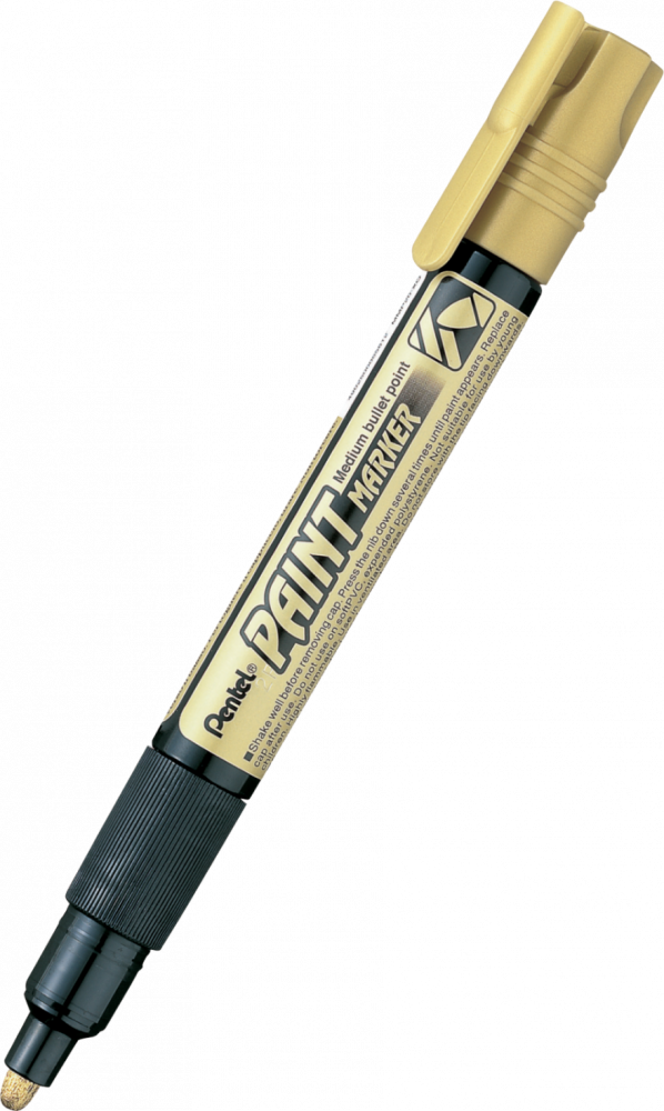 Marker olejowy Pentel MMP20, okrągła, 4.6 mm, złoty