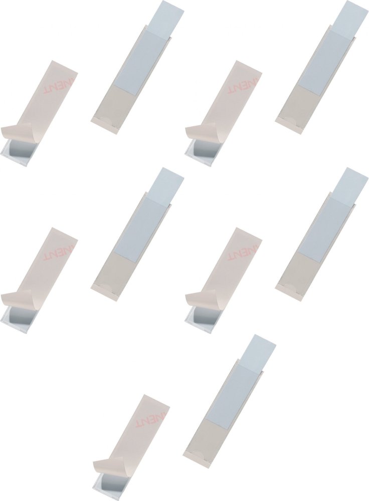 5x Kieszeń samoprzylepna Durable Pocketfix, 75x18mm, 10 sztuk, transparentny