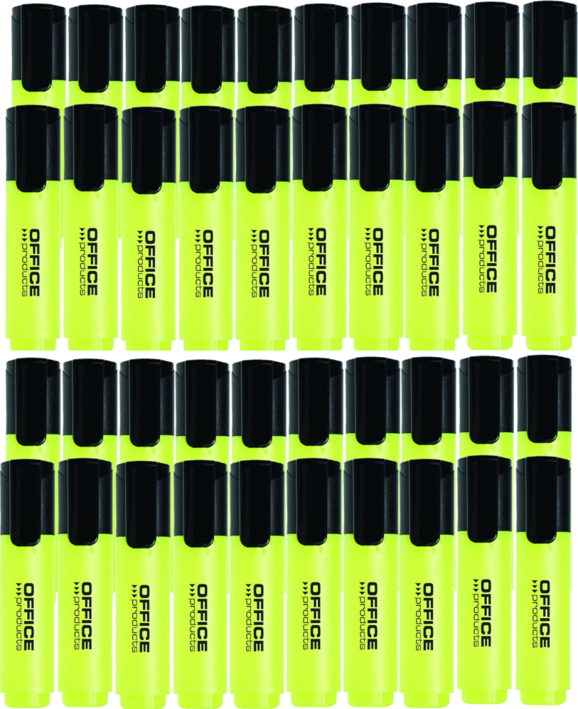 40x zakreślacz Office Products, ścięta, żółty