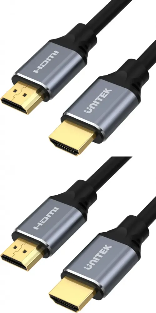 2x Kabel Unitek C140W HDMI 2.1, 8K, 5m, czarny