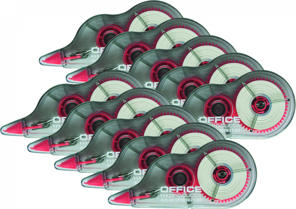 10 x Korektor w taśmie Office Products, myszka, 5mmx8m, zestaw