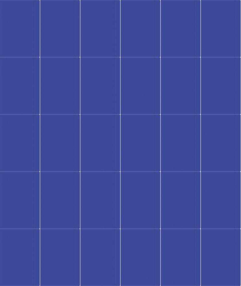 30x Teczka kartonowa z gumką Interdruk, A4 +, 300g/m2, granatowy