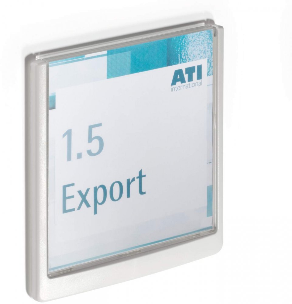 Tabliczka przydrzwiowa Durable Click Sign, 149x148.5mm, biały