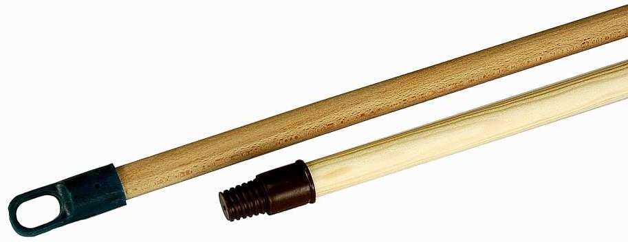 Kij drewniany Basia, z obsadką plastikową, 150cm