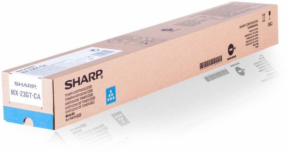 Toner Sharp (MX23GTCA), 10000 stron, cyan (błękitny)