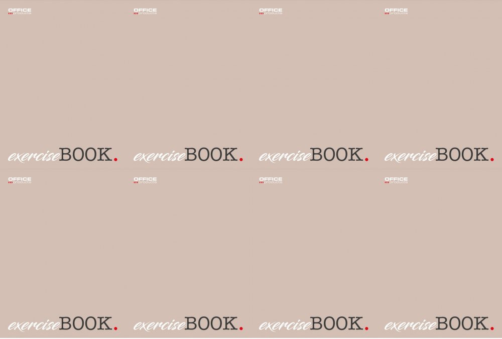 8x Zeszyt w kratkę Office Products, A5, 96 kartek, mix kolorów