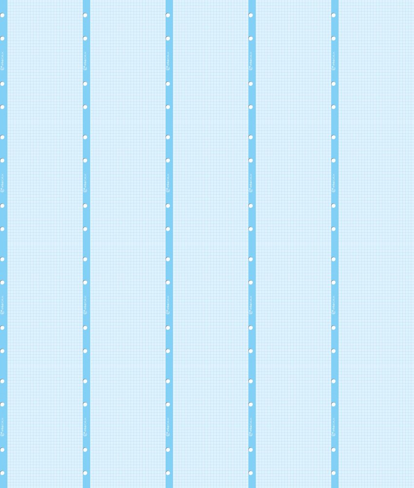 20x Wkład do segregatora w kratkę Interdruk, A4, 50 kartek, kolorowy margines, mix kolorów