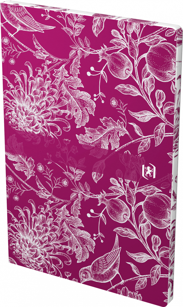 Notatnik w linie Oxford Romance, B5, miękka oprawa, 80 kartek, mix wzorów