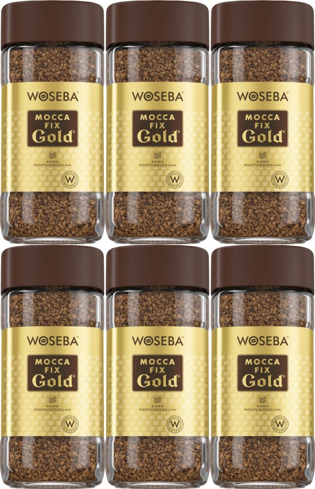 6x Kawa rozpuszczalna Woseba Mocca Fix Gold, 100g