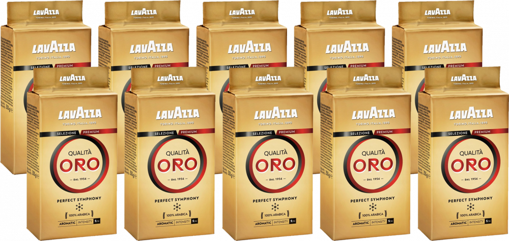 10x kawa mielona Lavazza Qualita Oro, 250g