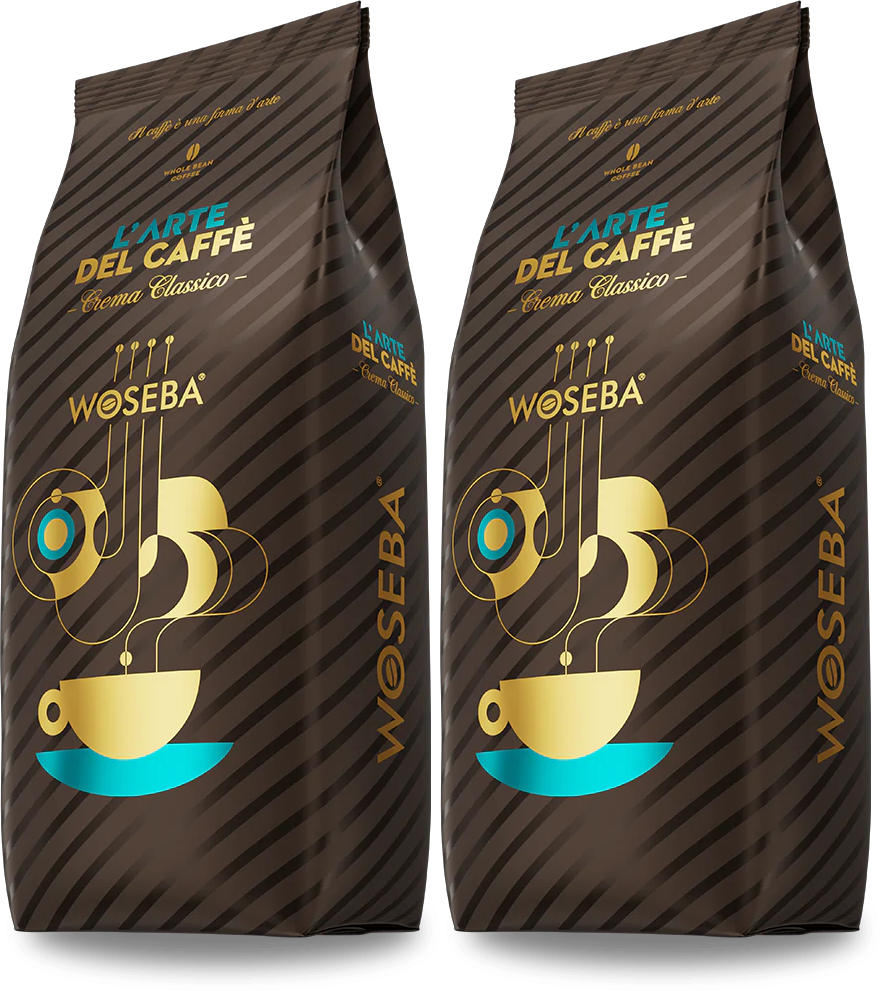 2x Kawa ziarnista Woseba L’Arte Del Caffe Crema Classico, 1kg
