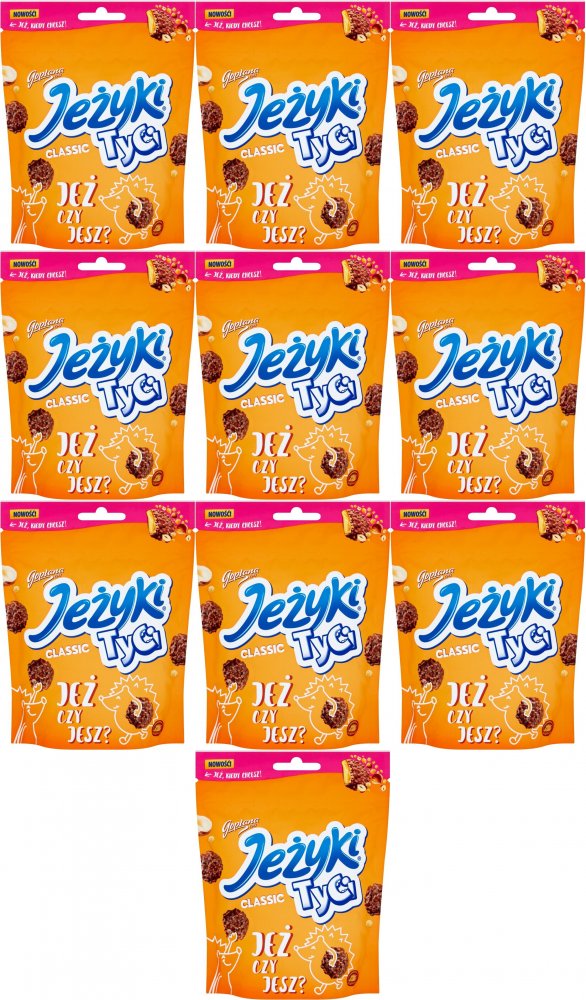 10x Ciastka Jeżyki Tyci Classic, 100g