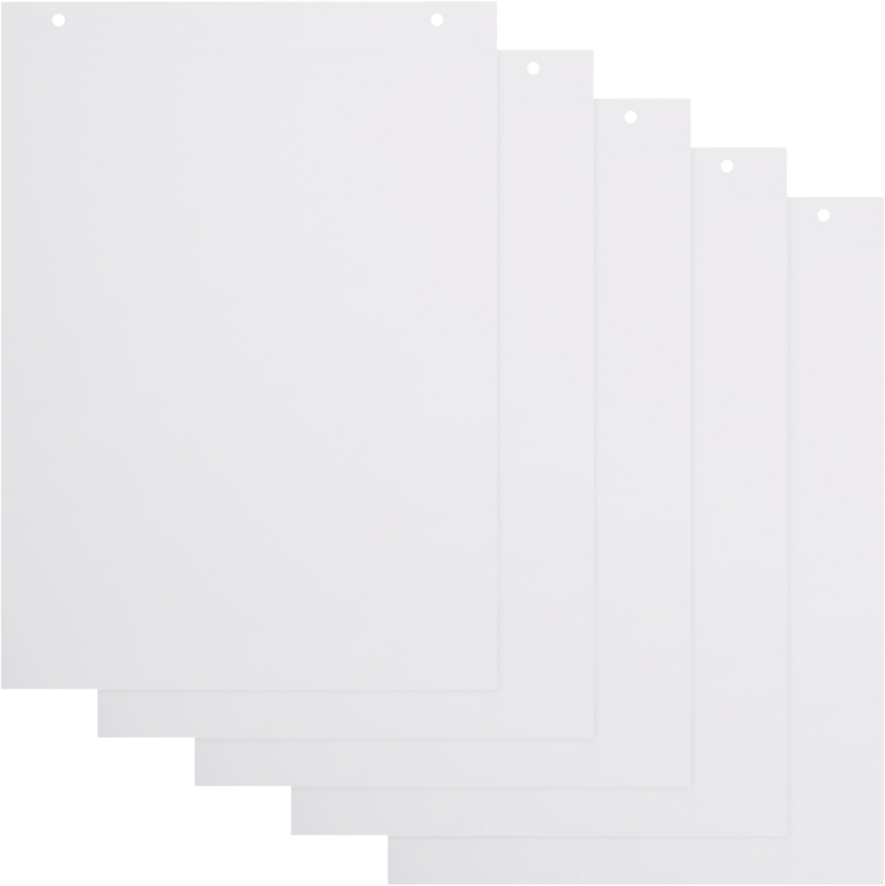 5x Blok do flipchartów Viking, 65x98cm, gładki, 50 kart