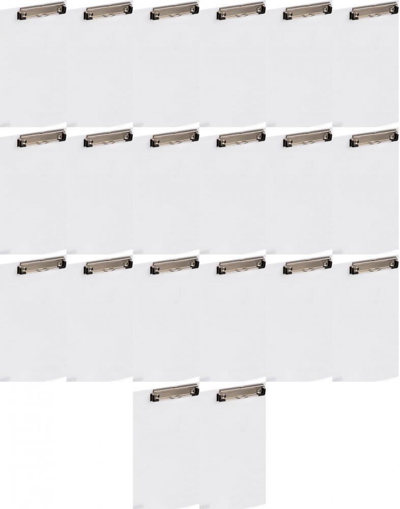 20x Clipboard Grand GR991P, A4, biały