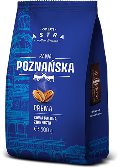 Kawa ziarnista Poznańska Crema, 500g