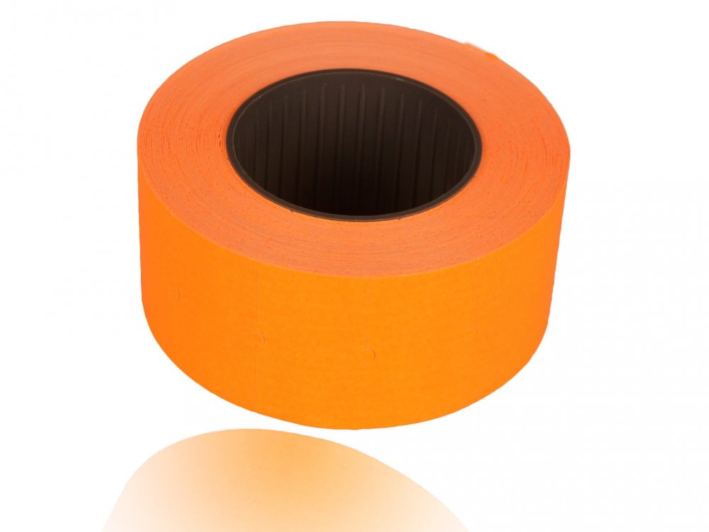 Taśma do metkownicy Studio Cen, MHK, 800 etykiet, 21.5x12mm, pomarańczowy