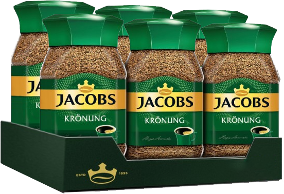 6x Kawa rozpuszczalna Jacobs Kronung, 200g