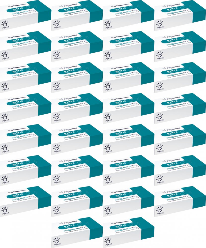 40x Chusteczki higieniczne Papernet Defend-Tech, w kartoniku, 100 sztuk