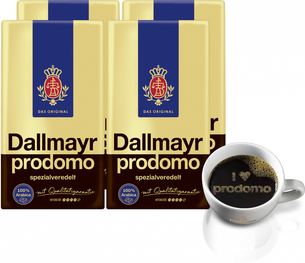4x Kawa mielona Dallmayr Prodomo, 500g