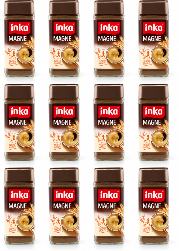 12x Kawa zbożowa Inka Magne, słoik, 100g