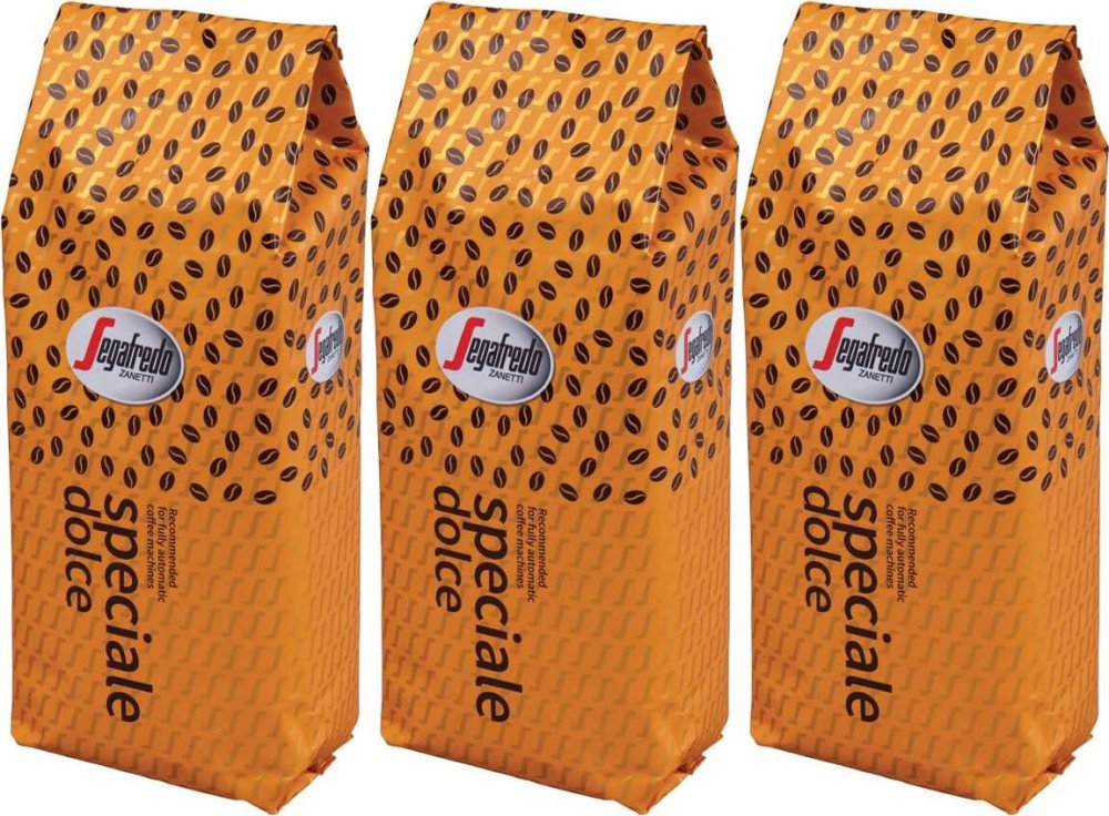 3x Kawa ziarnista Segafredo Speciale Dolce, 1kg