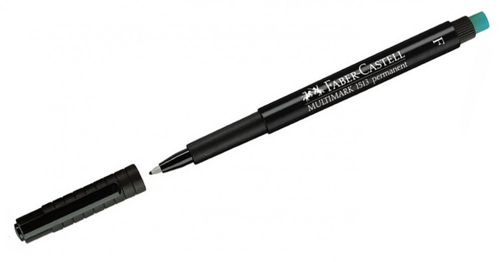 Foliopis Faber Castell, okrągła, 0.6 mm (F), czarny