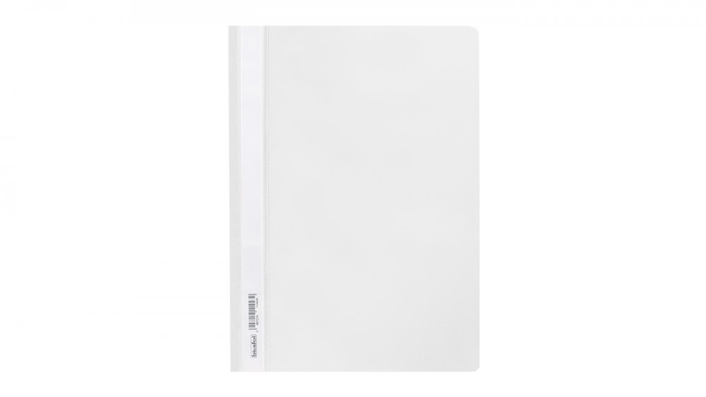 Skoroszyt plastikowy bez oczek Biurfol, miękki, A4, biały