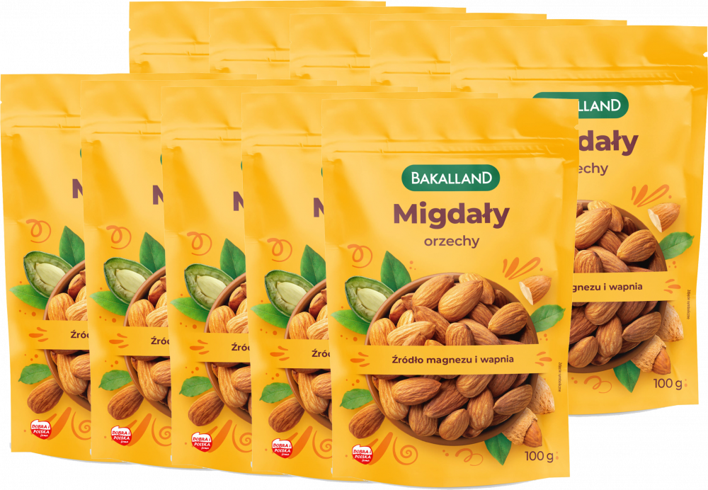 10x Migdały Bakalland, 100g