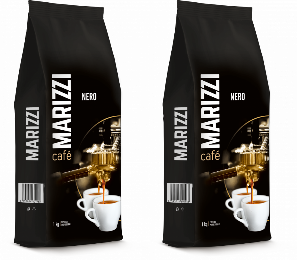 2x Kawa ziarnista Marizzi Nero, 1kg