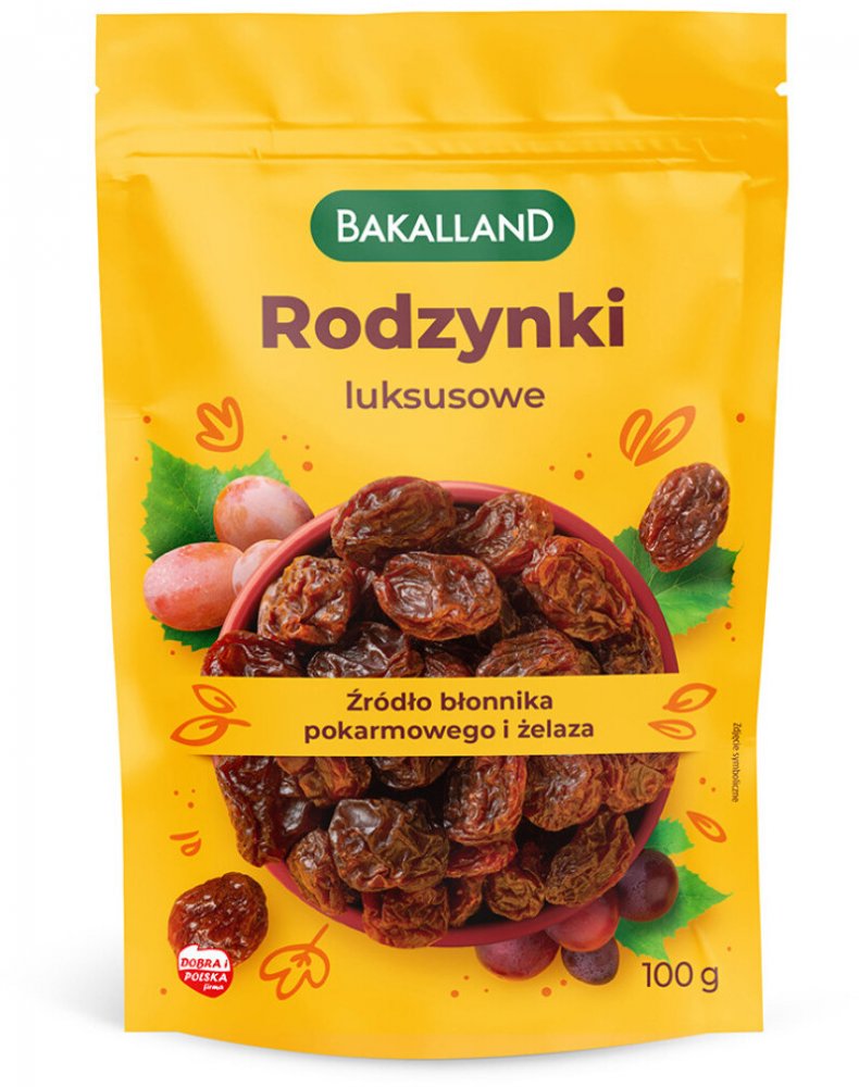 Rodzynki luksusowe Bakalland, 100g