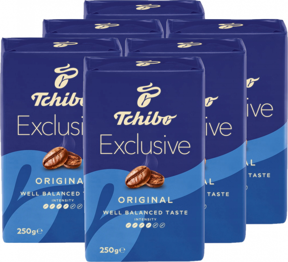 6x Kawa mielona Tchibo Exclusive, 250g